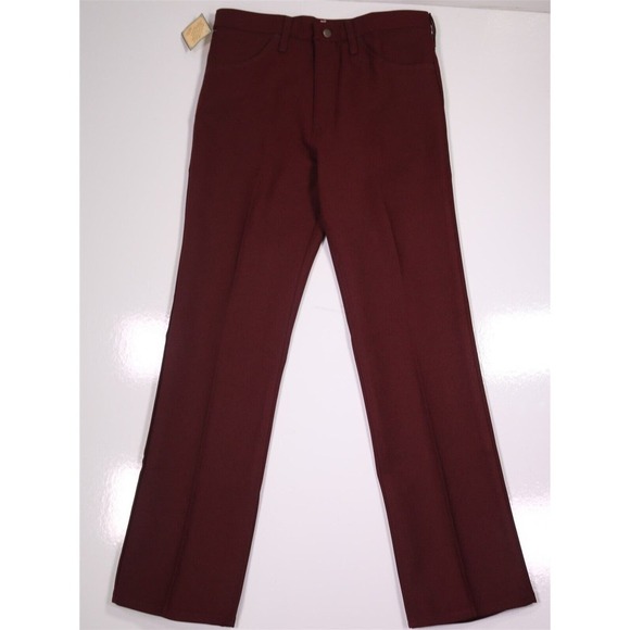 Wrangler Men's dress pants - maroon - Picture 4 of 8